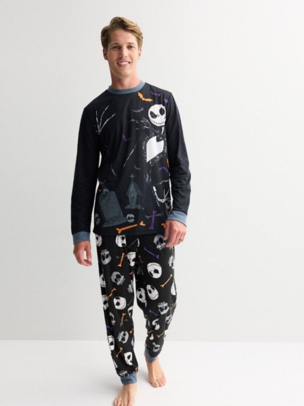 Jammies For Your Families Men's Nightmare Before Xmas PJ's Size Large NWT